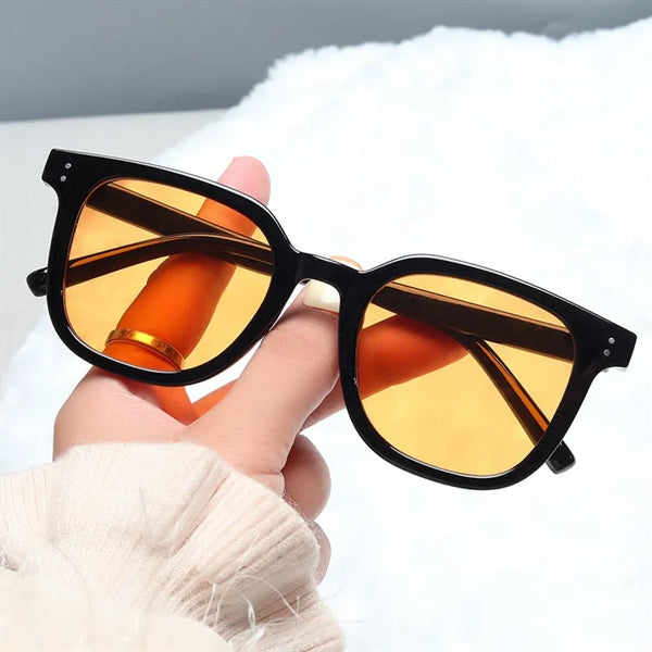 Uv Protection Large Frame Sunglasses For Women