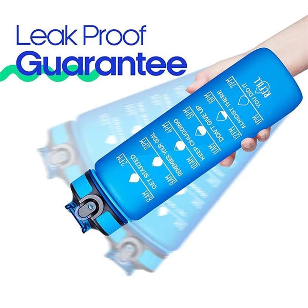 32oz Tritan Sports Water Bottle with Time Marker