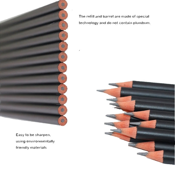 2 HB Soft Wood-Cased Pencils