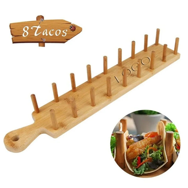 Wood Taco Holder