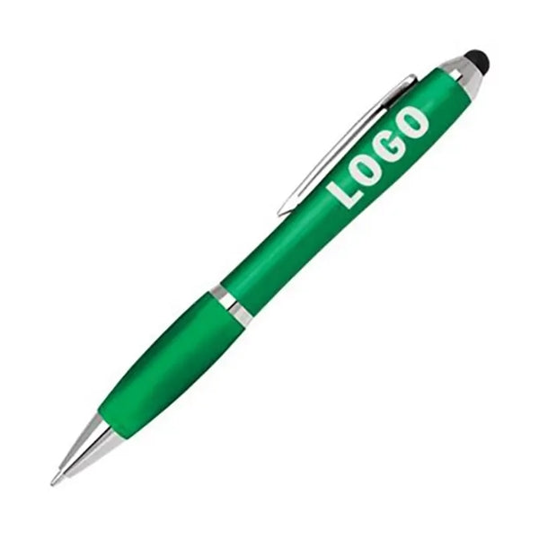 Metallic Twist Stylus Ballpoint Pen