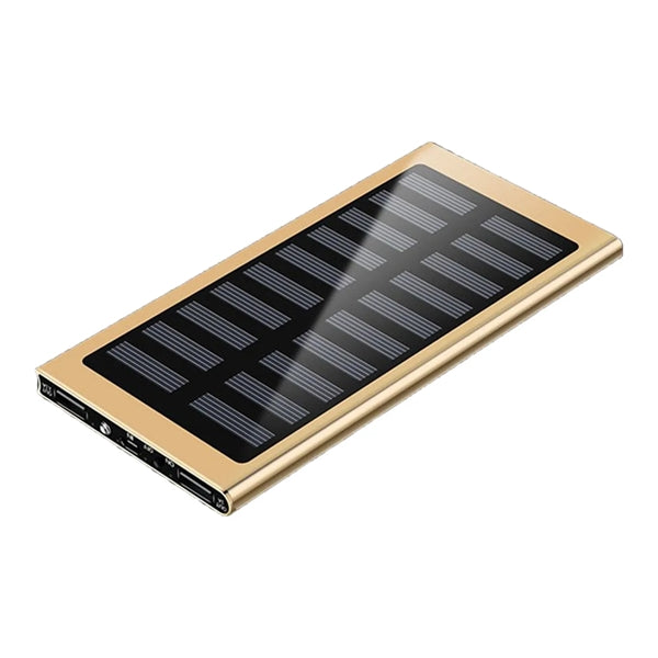 Dual USB 6000Mah Solar Power Bank With Flashlight