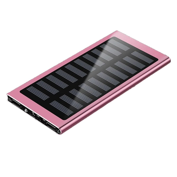 Dual USB 6000Mah Solar Power Bank With Flashlight