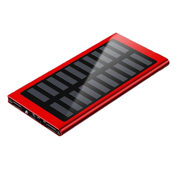 Dual USB 6000Mah Solar Power Bank With Flashlight