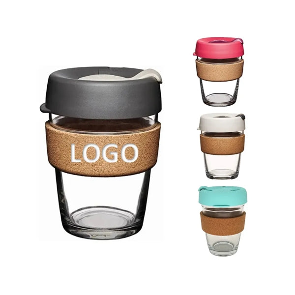 8oz Anti-Scalding Coffee Silicone Glass