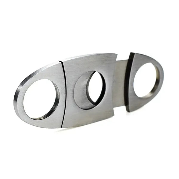 Stainless Steel Cigar Clippers Double Cut Blade Cutter