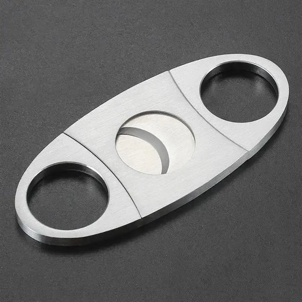 Stainless Steel Cigar Clippers Double Cut Blade Cutter