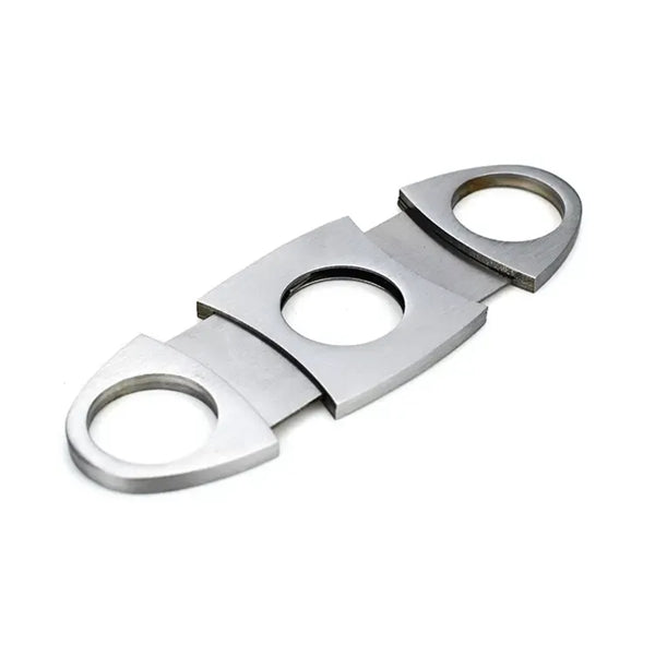Stainless Steel Cigar Clippers Double Cut Blade Cutter