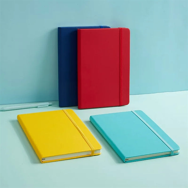 Stationery Notepad PU Leather Hardcover Record Notebook