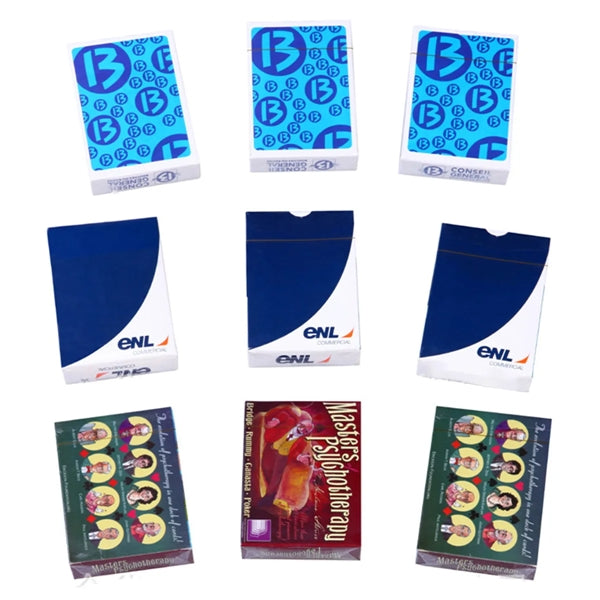Advertising Playing Cards In Various Materials