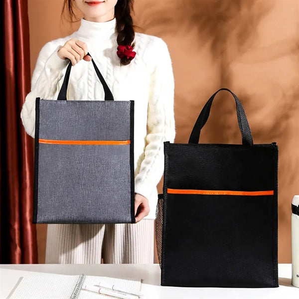 Waterproof Oxford Handle Document Bag Handbag Briefcase