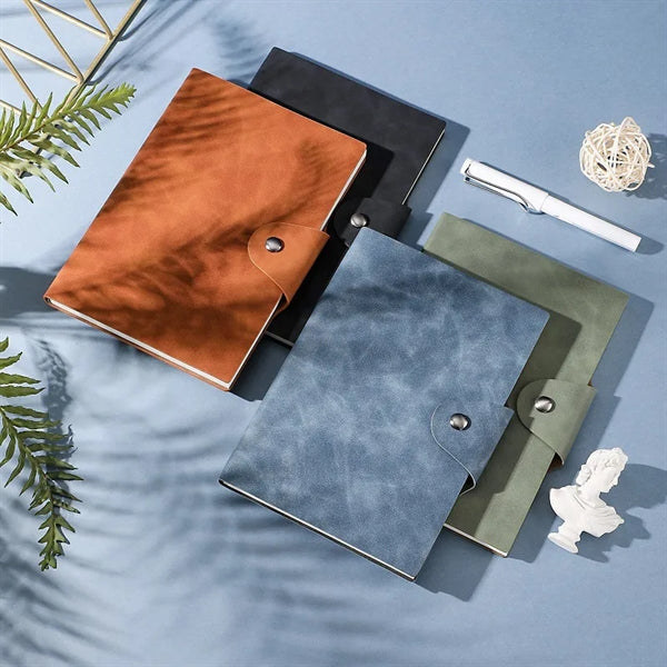 PU Leather Magnetic Closure Thickened Notebook