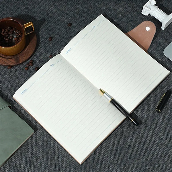 PU Leather Magnetic Closure Thickened Notebook