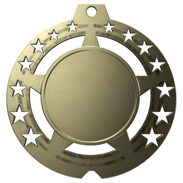 Express Vibraprint Star Insert Medal
