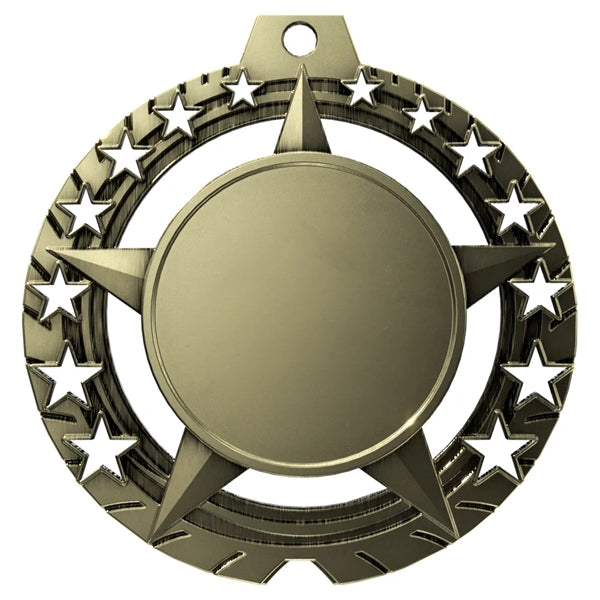 Express Vibraprint Star Insert Medal