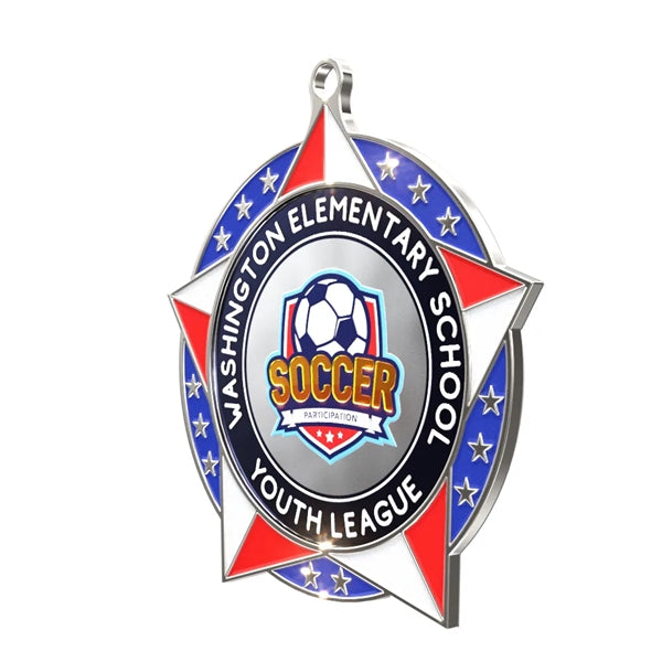 Express Patriotic Star Insert Medal