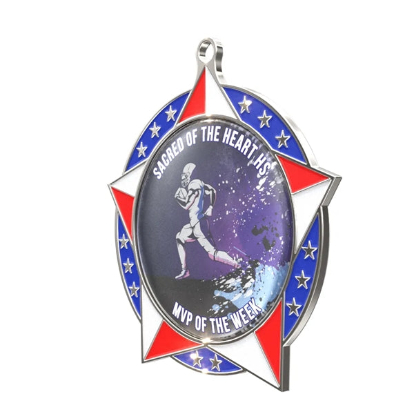 Express Patriotic Star Insert Medal