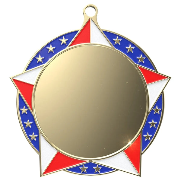 Express Patriotic Star Insert Medal