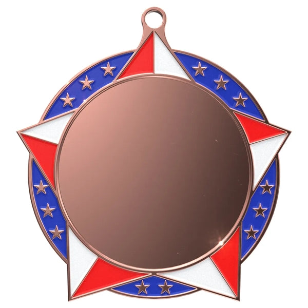 Express Patriotic Star Insert Medal