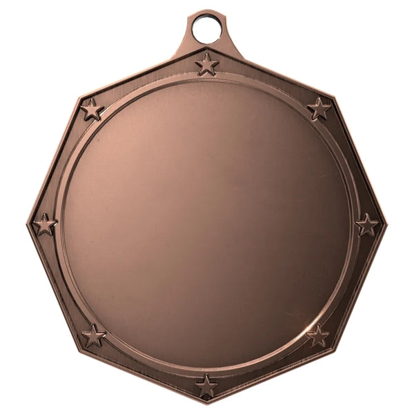 Express Octagon Star Insert Medal
