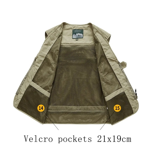 Rescue Vest Safety Jacket Waistcoat Reflective Stripes