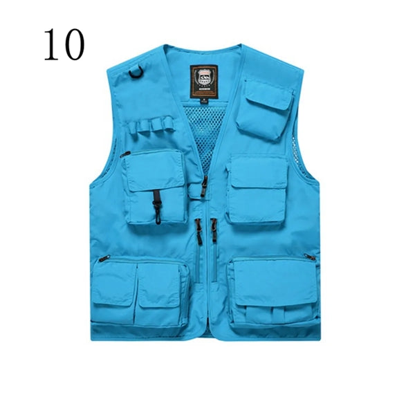 Rescue Vest Safety Jacket Waistcoat Reflective Stripes