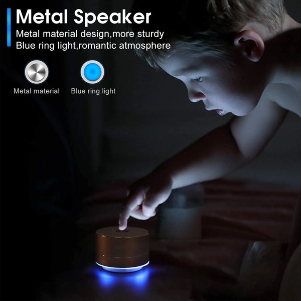 Wireless Bluetooth Speaker Subwoofer FM TF Metal