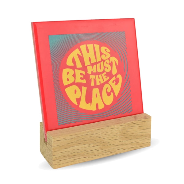 Full Color Tile - Counter Display with Wood Base