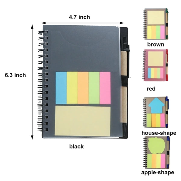 Business Sticky Notes Book with A Pen