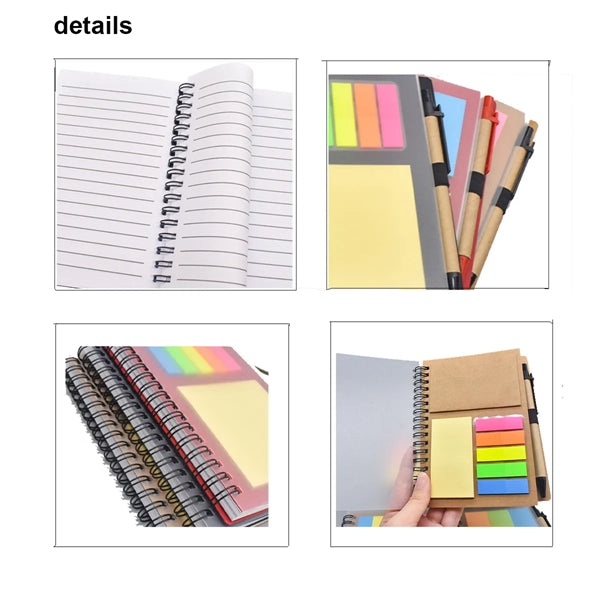 Business Sticky Notes Book with A Pen