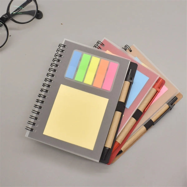 Business Sticky Notes Book with A Pen