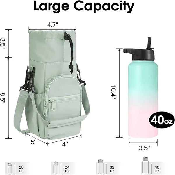 Water Bottle Holder with Strap