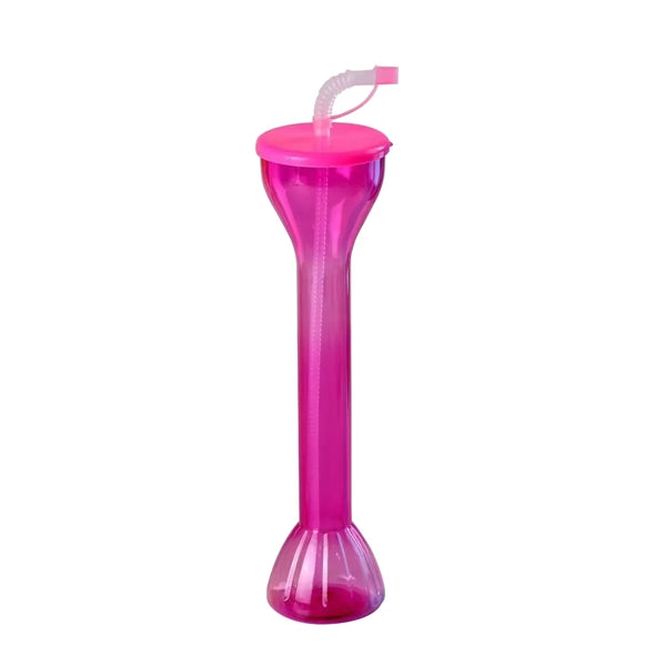 20oz Dumbbell Plastic Party Glass Slush Cups