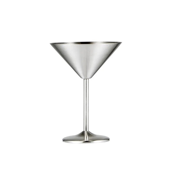 Stainless Steel Martini Cocktail Glasses