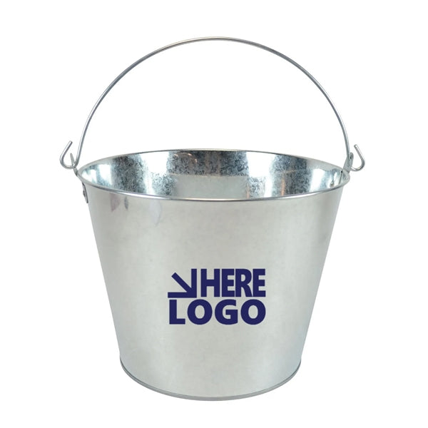 5 QT Galvanized Metal Wine Champagne Ice Bucket