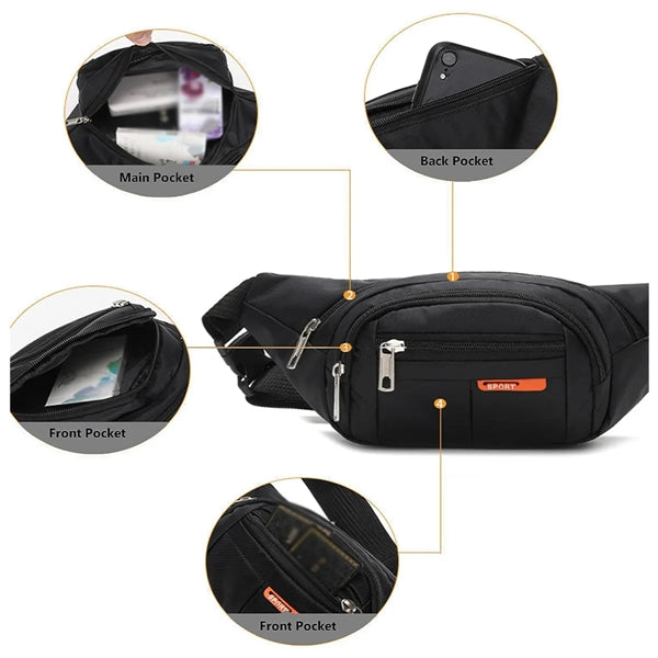 Men Women Waist Hip Belt Bag