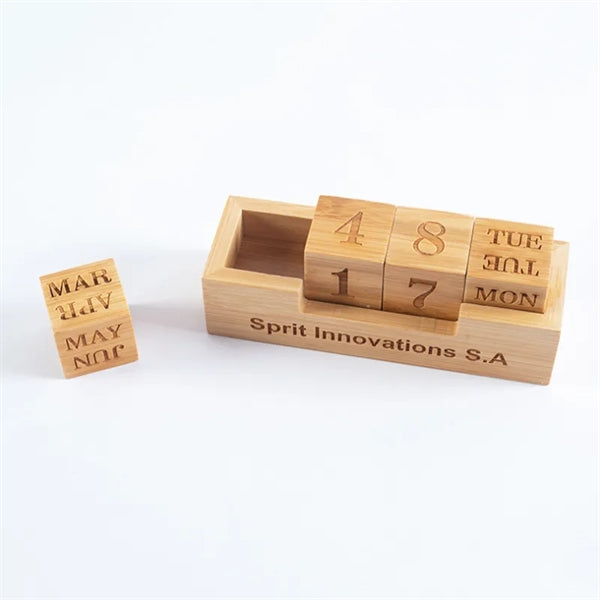 Desktop Bamboo Perpetual Calendar