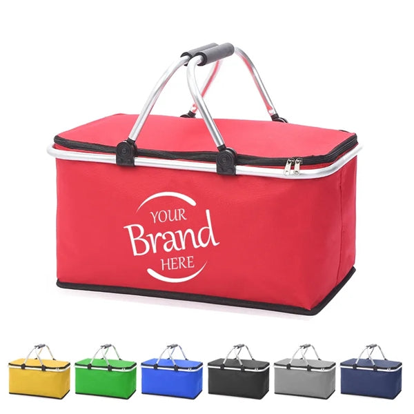 Oxford Folding Picnic Basket
