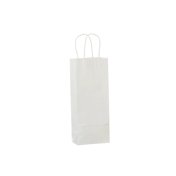 White Kraft Paper Shopping Bags