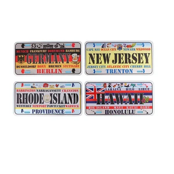 Embossed Aluminum License Plate Custom