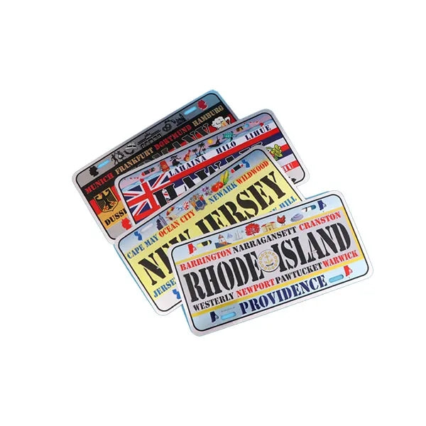 Embossed Aluminum License Plate Custom