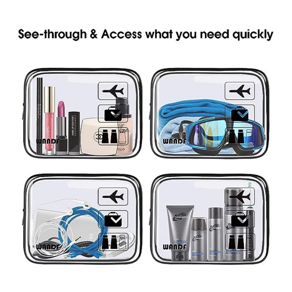 Clear Travel Toiletry Bag