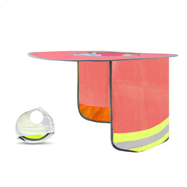 Foldable And Portable Hard Hat Neck Shade