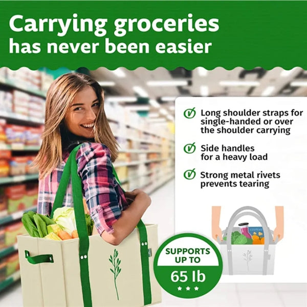 Multifunctional Foldable Non-woven Shopping Basket