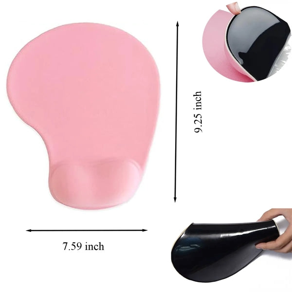 Office Mousepad with Gel Wrist Support