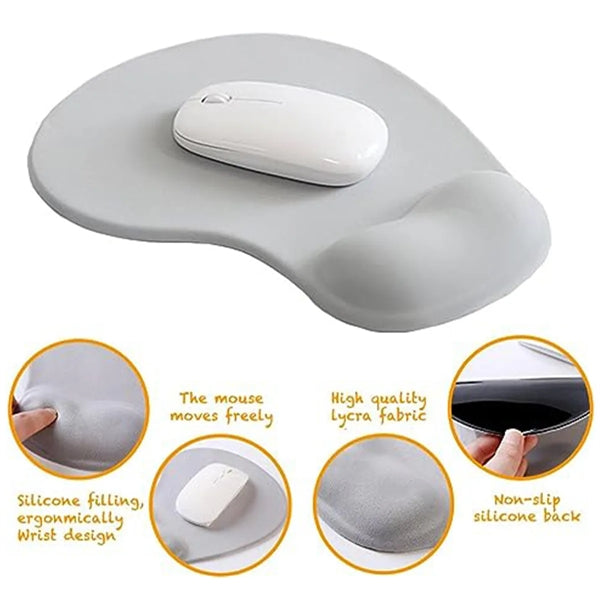 Office Mousepad with Gel Wrist Support