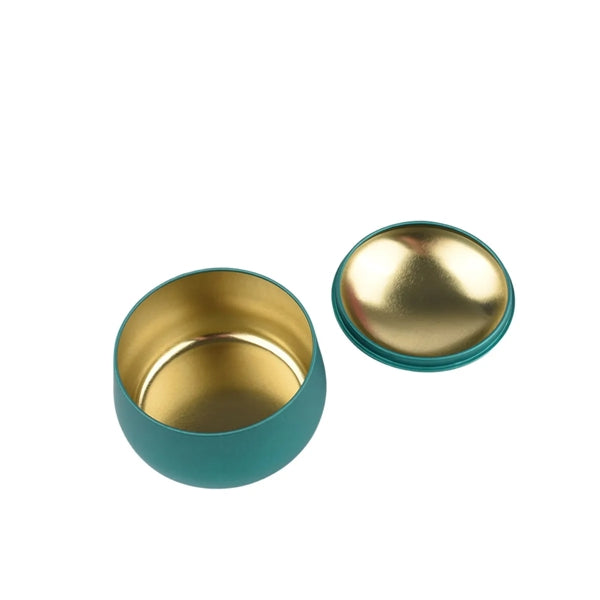 8oz Round Tin Candle Holder Box Containers