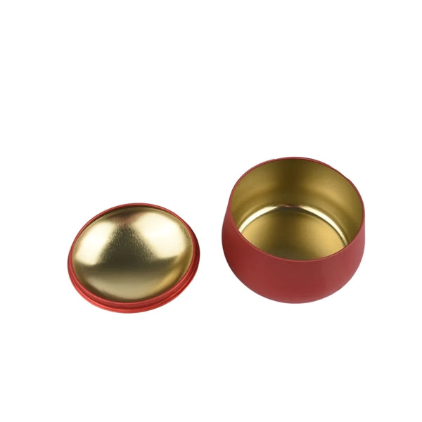 8oz Round Tin Candle Holder Box Containers