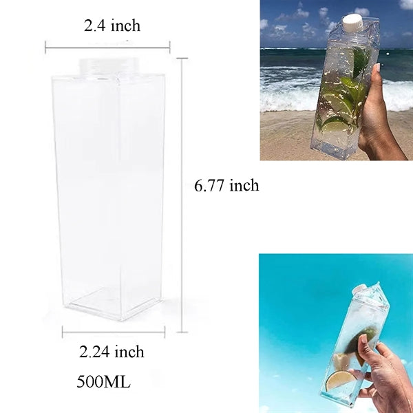 Stylish Milk Carton Water Bottle