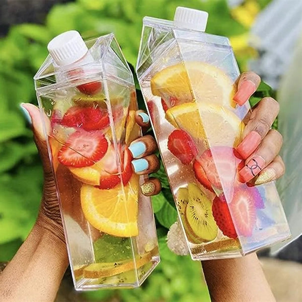 Stylish Milk Carton Water Bottle